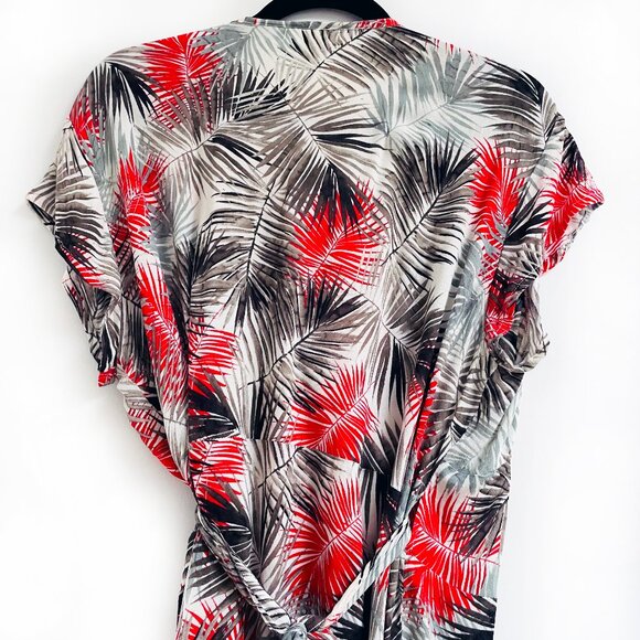 Bali Palm Leaf Wrap Dress - Picture 4 of 8